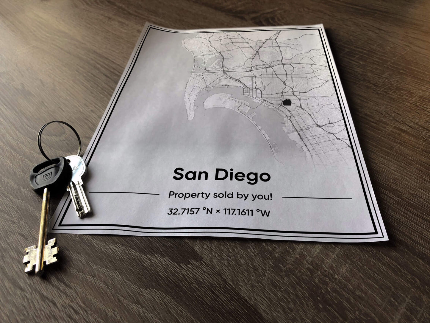 Custom streetmap artwork